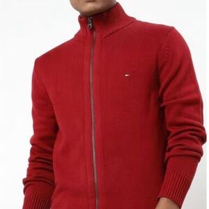 Tommy Hilfiger Men's Red Sweater